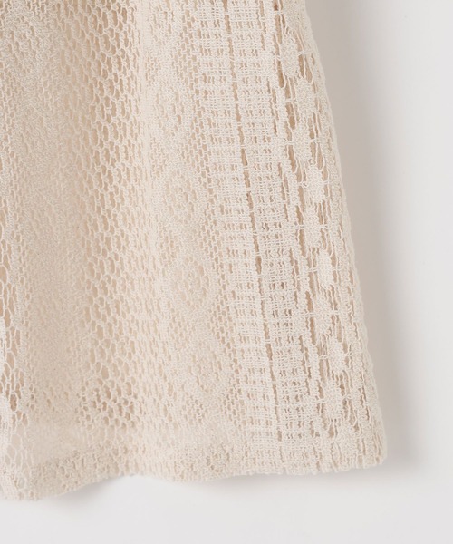 BAYFLOW（ベイフロー）の「[Tシャツ＋ワンピSET(3way)]レースセットワンピース(KIDS)（ワンピース・キッズ・ブラウン/オフホワイト・110cm/130cm/150cm）」の16枚目の写真