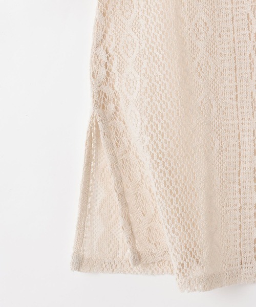 BAYFLOW（ベイフロー）の「[Tシャツ＋ワンピSET(3way)]レースセットワンピース(KIDS)（ワンピース・キッズ・ブラウン/オフホワイト・110cm/130cm/150cm）」の20枚目の写真