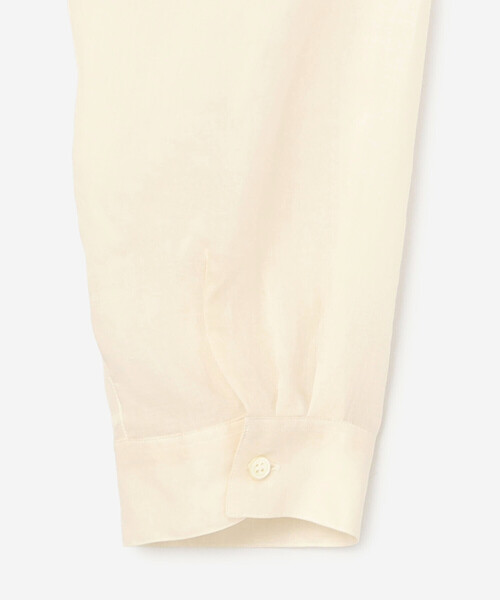 LE GLAZIK（ルグラジック）の「LE GLAZIK | ラミー ギャザーフレアシャツ WOMEN（シャツ/ブラウス・レディース・ブラック/アイボリー・36）」の8枚目の写真