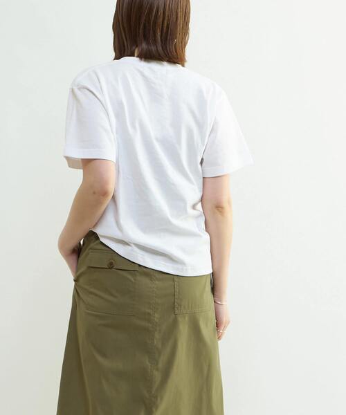 CONVERSE TOKYO(コンバーストウキョウ)の「SPINDLE LOGO TEE(Tシャツ/カットソー・レディース・ピンク/ホワイト/ブラック/ブルー/バーガンディー・SMALL/MEDIUM)」の12枚目の写真