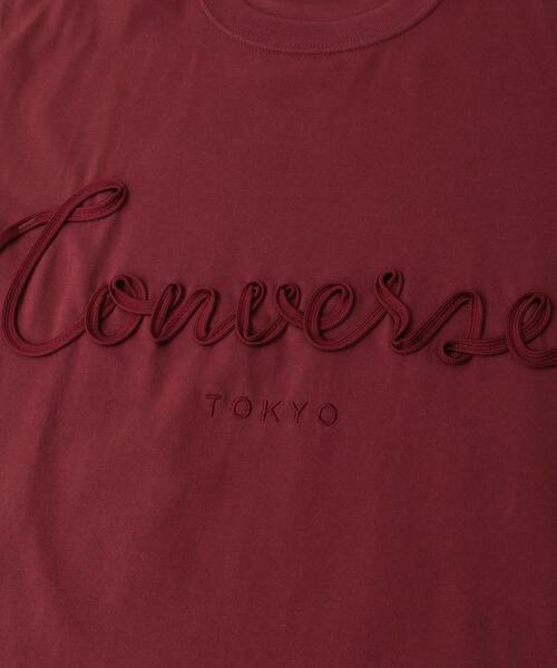 CONVERSE TOKYO(コンバーストウキョウ)の「SPINDLE LOGO TEE(Tシャツ/カットソー・レディース・ピンク/ホワイト/ブラック/ブルー/バーガンディー・SMALL/MEDIUM)」の21枚目の写真