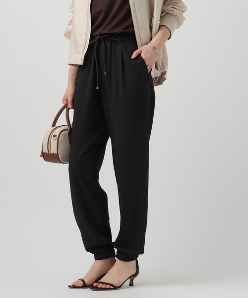 BAYFLOW（ベイフロー）の「[セミストレートシルエットで登場!!]RPタックジョガーパンツ（その他パンツ・レディース・グレイッシュベージュ/カーキ/ピンク/ブラック・SMALL/MEDIUM/LARGE/X-SMALL）」の11枚目の写真