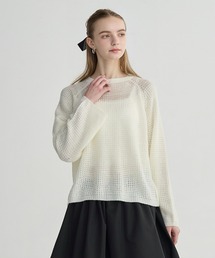 OPENWORK HIGH GAUGE KNIT