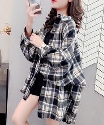 ルーズチェックシャツ