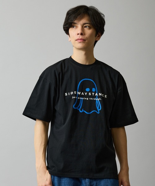 En serio TOKYO(エンソリオトーキョー)の「【SIDEWAYSTANCE】オバケ半袖Tシャツ 70711(Tシャツ/カットソー・メンズ・オートミール/ブラック/ホワイト・MEDIUM/SMALL/X-LARGE/LARGE)」の11枚目の写真