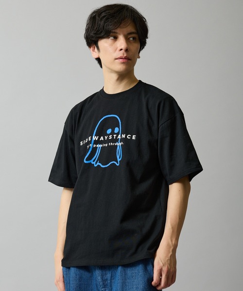 En serio TOKYO(エンソリオトーキョー)の「【SIDEWAYSTANCE】オバケ半袖Tシャツ 70711(Tシャツ/カットソー・メンズ・オートミール/ブラック/ホワイト・MEDIUM/SMALL/X-LARGE/LARGE)」の13枚目の写真