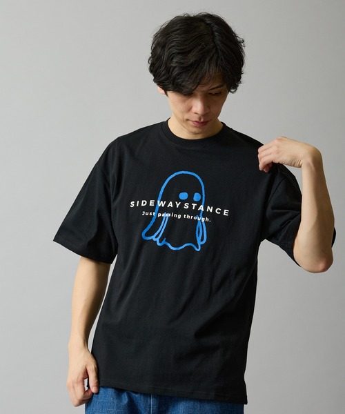 En serio TOKYO(エンソリオトーキョー)の「【SIDEWAYSTANCE】オバケ半袖Tシャツ 70711(Tシャツ/カットソー・メンズ・オートミール/ブラック/ホワイト・MEDIUM/SMALL/X-LARGE/LARGE)」の12枚目の写真