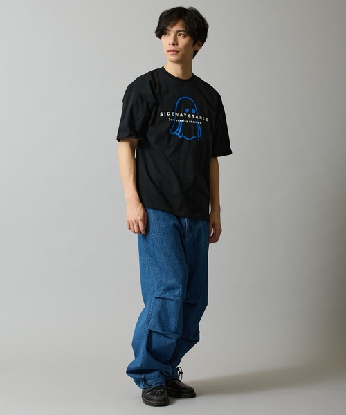 En serio TOKYO(エンソリオトーキョー)の「【SIDEWAYSTANCE】オバケ半袖Tシャツ 70711(Tシャツ/カットソー・メンズ・オートミール/ブラック/ホワイト・MEDIUM/SMALL/X-LARGE/LARGE)」の16枚目の写真