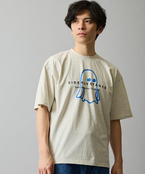 En serio TOKYO(エンソリオトーキョー)の「【SIDEWAYSTANCE】オバケ半袖Tシャツ 70711(Tシャツ/カットソー・メンズ・オートミール/ブラック/ホワイト・MEDIUM/SMALL/X-LARGE/LARGE)」の18枚目の写真