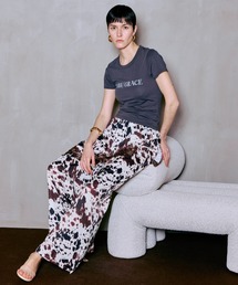 Wrap Satin Lace Pants/ラップサテンレースパンツ
