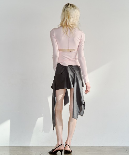 JOSE MOON(ジョゼムーン)の「CROSS PLATE TOPS/クロスプレートトップス(Tシャツ/カットソー・レディース・ブラック/ピンク/グリーン/ホワイト・FREE)」の14枚目の写真