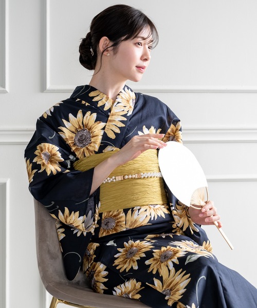 CELEN(セレン)の「【浴衣小物/帯飾り/ゆかた飾り紐】ビジュー&パールベルト(和装小物・レディース・イエローゴールド・FREE)」の12枚目の写真