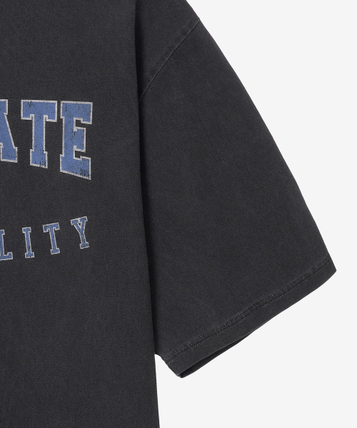 MINDBRIDGE(マインドブリッジ)の「ピグメントレタリングオーバーサイズTシャツ MYTS3150(Tシャツ/カットソー・メンズ・ダークグレー・100/110/95/105)」の9枚目の写真