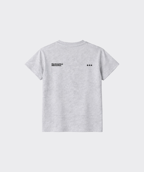 mydeepbluememories(マイディープブルーメモリーズ)の「(w)WE NEED LUV CROP TEE (ASH)(Tシャツ/カットソー・レディース・アッシュ・SMALL/MEDIUM)」の3枚目の写真