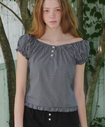GIUNON（ジウノン）の「2way henley neck blouse / 2way ヘンリーネックブラウス（シャツ/ブラウス）」