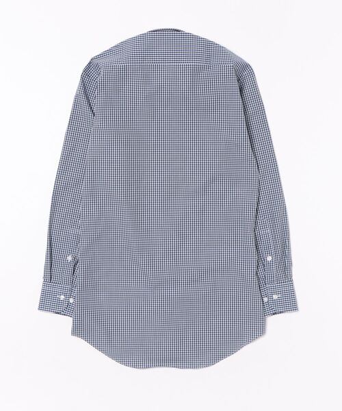 TOKYO SHIRTS(トウキョウシャツ)の「【吸水速乾】 形態安定ノンアイロン ボタンダウン 長袖ビジネスワイシャツ(ビジネスシャツ・メンズ・ネイビー・首回り37cm-裄丈80cm/首回り37cm-裄丈84cm/首回り39cm-裄丈80cm/首回り39cm-裄丈84cm/首回り41cm-裄丈82cm/首回り41cm-裄丈86cm/首回り42cm-裄丈82cm/首回り42cm-裄丈86cm/首回り43cm-裄丈82cm/首回り43cm-裄丈86cm)」の7枚目の写真
