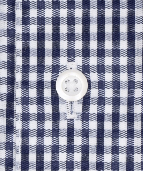 TOKYO SHIRTS(トウキョウシャツ)の「【吸水速乾】 形態安定ノンアイロン ボタンダウン 長袖ビジネスワイシャツ(ビジネスシャツ・メンズ・ネイビー・首回り37cm-裄丈80cm/首回り37cm-裄丈84cm/首回り39cm-裄丈80cm/首回り39cm-裄丈84cm/首回り41cm-裄丈82cm/首回り41cm-裄丈86cm/首回り42cm-裄丈82cm/首回り42cm-裄丈86cm/首回り43cm-裄丈82cm/首回り43cm-裄丈86cm)」の4枚目の写真