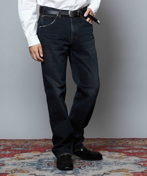 Lee（リー）の「Lee/リー AMERICAN RIDERS 101Z ストレートジーンズ 【ブラウンオーバーダイ】セットアップ対応（デニムパンツ・メンズ・ブラウン・30/34/28/32/36）」の3枚目の写真