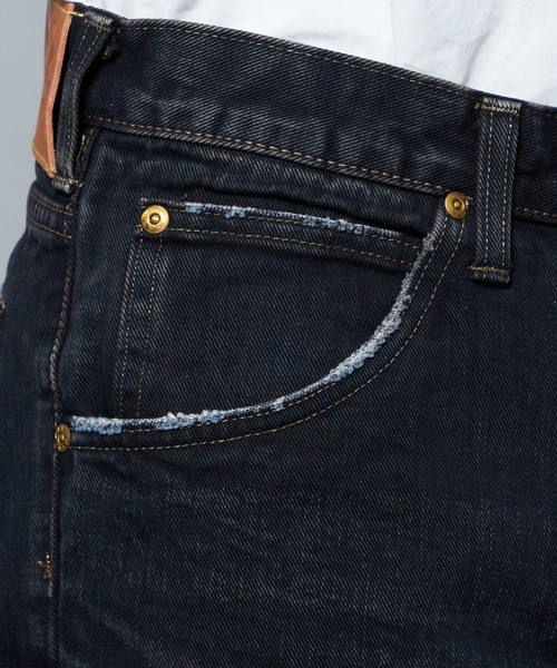 Lee（リー）の「Lee/リー AMERICAN RIDERS 101Z ストレートジーンズ 【ブラウンオーバーダイ】セットアップ対応（デニムパンツ・メンズ・ブラウン・30/34/28/32/36）」の9枚目の写真