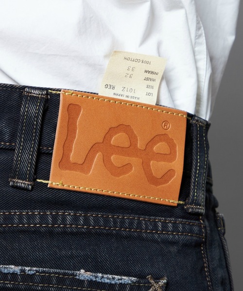 Lee（リー）の「Lee/リー AMERICAN RIDERS 101Z ストレートジーンズ 【ブラウンオーバーダイ】セットアップ対応（デニムパンツ・メンズ・ブラウン・30/34/28/32/36）」の10枚目の写真