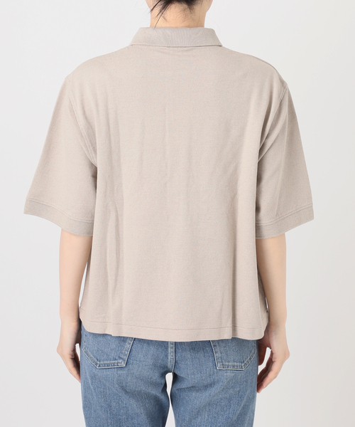 FRAMeWORK(フレームワーク)の「LOEFF/ロエフ 別注リネンコットンポロシャツ(Tシャツ/カットソー・レディース・ベージュ・FREE)」の14枚目の写真
