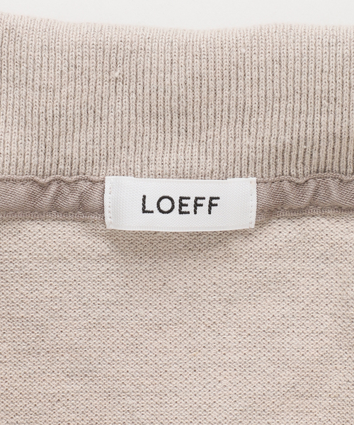 FRAMeWORK(フレームワーク)の「LOEFF/ロエフ 別注リネンコットンポロシャツ(Tシャツ/カットソー・レディース・ベージュ・FREE)」の19枚目の写真