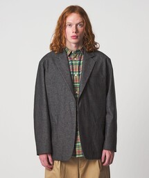 UNITED ARROWS & SONS（ユナイテッドアローズアンドサンズ）の「<UNITED ARROWS & SONS> CLR DENIM MAGNET JACKET テーラードジャケット（テーラードジャケット）」