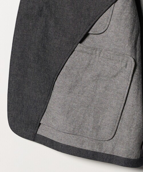 UNITED ARROWS & SONS（ユナイテッドアローズアンドサンズ）の「＜UNITED ARROWS & SONS＞ CLR/DENIM MAGNET JACKET/テーラードジャケット（テーラードジャケット・メンズ・ダークブラウン/ブラック・S/L/XL/M）」の22枚目の写真