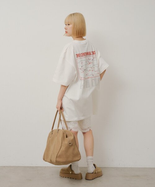WHIMSIC（ウィムジック）の「【UNISEX】JOURNEY BIG TEE（Tシャツ/カットソー・メンズ・ホワイト系その他/ホワイト系その他2・FREE）」の7枚目の写真
