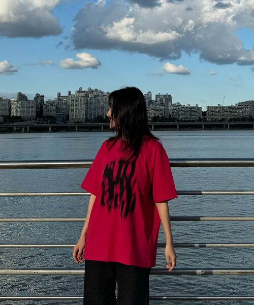 SLOWACID（スローアシッド）の「ブラーリーロゴ半袖Tシャツ[ディープピンク]（Tシャツ/カットソー・レディース・その他・SMALL/X-LARGE）」の18枚目の写真