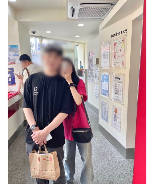 SLOWACID（スローアシッド）の「ブラーリーロゴ半袖Tシャツ[ディープピンク]（Tシャツ/カットソー・レディース・その他・SMALL/X-LARGE）」の4枚目の写真