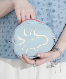 Vintage PEANUTS（ビンテージピーナッツ）の「"09"≪Vintage PEANUTS≫ナイロン ダイカット「ウッドストック」刺繍 ポーチ(S.size)（ポーチ）」