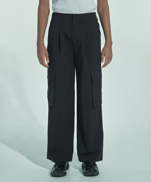 VICTIM（ヴィクティム）の「VICTIM ヴィクティム / BUGGY CARGO SLACKS リネンライクバギーカーゴスラックス / VTM-26-P-002（スラックス・メンズ・ブラック/ネイビー/ブラウン・1/2/3）」の16枚目の写真