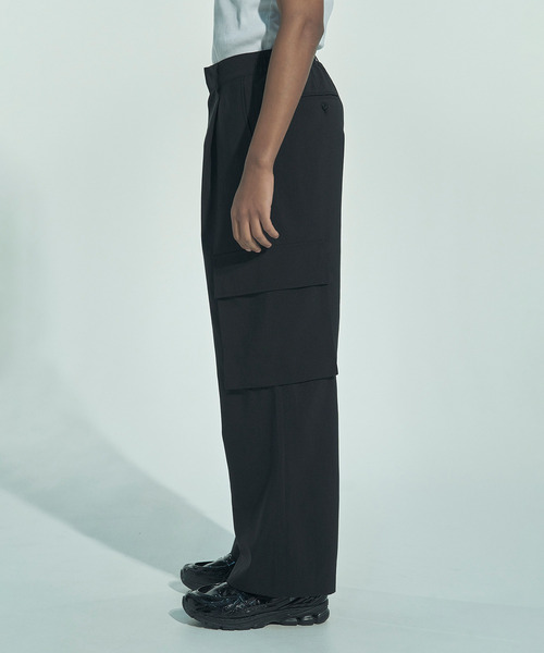 VICTIM（ヴィクティム）の「VICTIM ヴィクティム / BUGGY CARGO SLACKS リネンライクバギーカーゴスラックス / VTM-26-P-002（スラックス・メンズ・ブラック/ネイビー/ブラウン・1/2/3）」の17枚目の写真