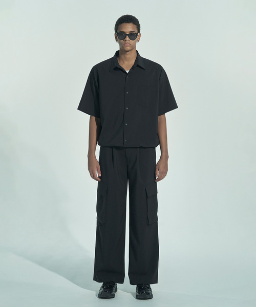 VICTIM（ヴィクティム）の「VICTIM ヴィクティム / BUGGY CARGO SLACKS リネンライクバギーカーゴスラックス / VTM-26-P-002（スラックス・メンズ・ブラック/ネイビー/ブラウン・1/2/3）」の19枚目の写真