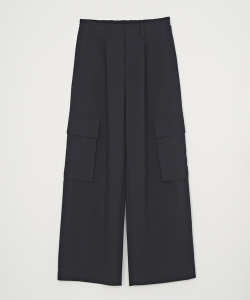 VICTIM(ヴィクティム)の「VICTIM ヴィクティム / BUGGY CARGO SLACKS リネンライクバギーカーゴスラックス / VTM-26-P-002(スラックス・メンズ・ブラック/ネイビー/ブラウン・1/2/3)」の5枚目の写真