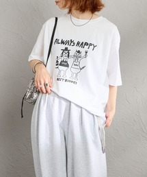 FUNG | [FUNG/ファング] BEST BUDDIES カットオフ プリントTシャツ(Tシャツ/カットソー)
