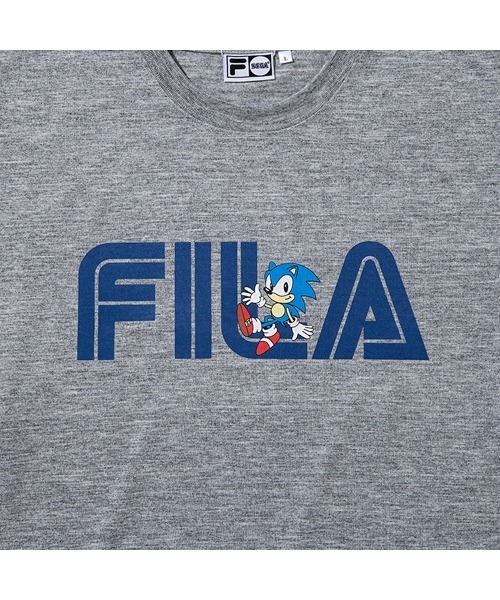FILA(フィラ)の「FILA FILA X SEGA SONIC SS TEE(フィラ フィラ セガ ソニック SS ティー)(Tシャツ/カットソー・メンズ・ホワイト/グレー系・MEDIUM/LARGE/X-LARGE)」の9枚目の写真
