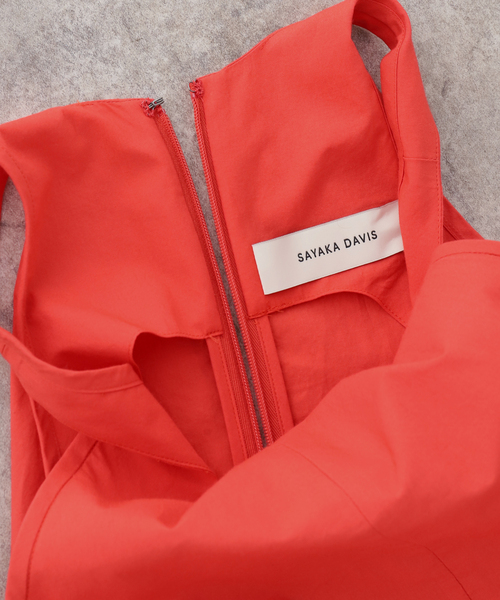 CITYSHOP(シティーショップ)の「SAYAKA DAVIS BALLON TANK DRESS WDR22-OCP:ワンピース(ワンピース・レディース・レッド・SMALL)」の15枚目の写真