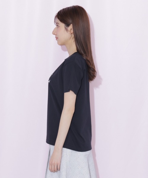JILL by JILL STUART(ジルバイジルスチュアート)の「オーガニックコットンビジューロゴTシャツ(Tシャツ/カットソー・レディース・ブラック/ピンク/ホワイト・FREE)」の13枚目の写真