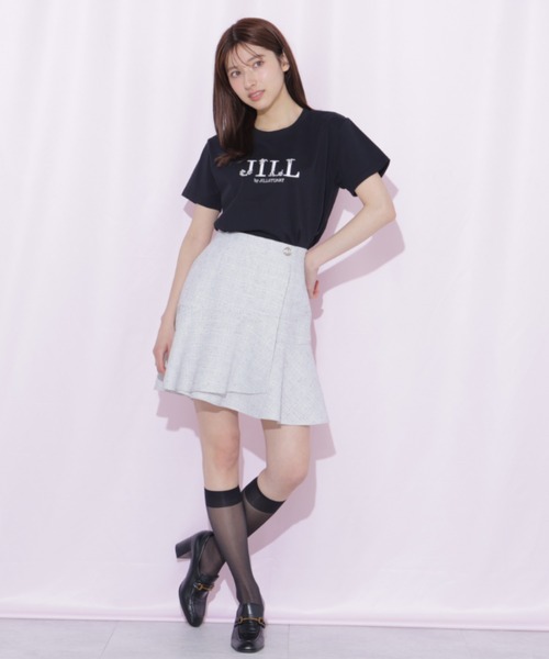 JILL by JILL STUART(ジルバイジルスチュアート)の「オーガニックコットンビジューロゴTシャツ(Tシャツ/カットソー・レディース・ブラック/ピンク/ホワイト・FREE)」の12枚目の写真