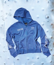 VANS（バンズ）の「ED DAVIS ジップアップフーディー / ED DAVIS ZIP UP HOODIE True Bl VN000VT07WM1（パーカー）」