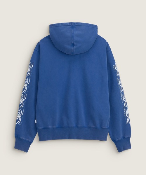 VANS(バンズ)の「ED DAVIS ジップアップフーディー / ED DAVIS ZIP UP HOODIE True Bl VN000VT07WM1(パーカー・メンズ・ブルー・LARGE/SMALL/X-LARGE/MEDIUM)」の3枚目の写真