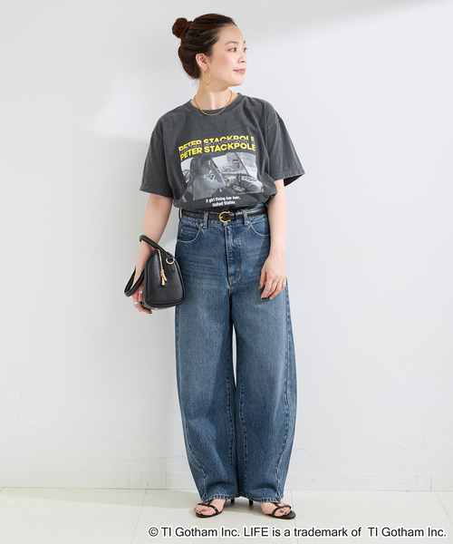 GOOD ROCK SPEED(グッドロックスピード)の「GOOD ROCK SPEED / グッドロックスピード LIFE PICTURE COLLECTION Tshirts B(Tシャツ/カットソー・レディース・サックスブルー/ブラック/イエロー・FREE)」の4枚目の写真