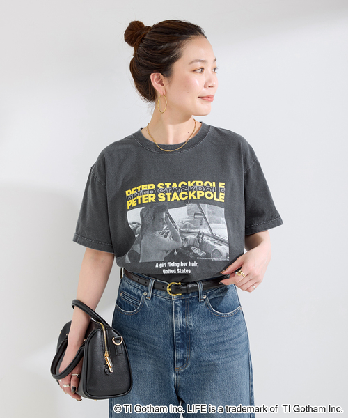 GOOD ROCK SPEED(グッドロックスピード)の「GOOD ROCK SPEED / グッドロックスピード LIFE PICTURE COLLECTION Tshirts B(Tシャツ/カットソー・レディース・サックスブルー/ブラック/イエロー・FREE)」の7枚目の写真