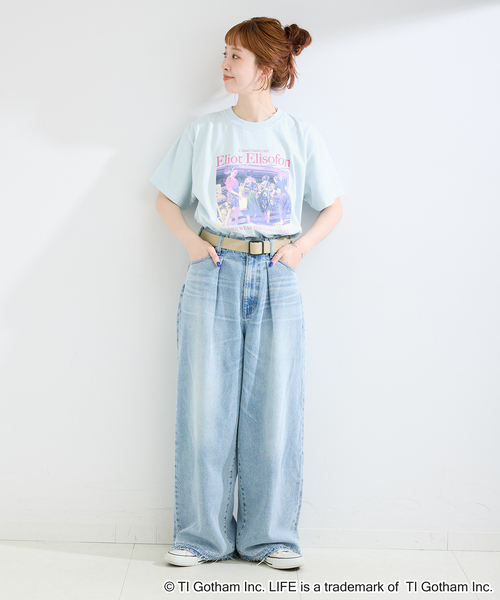 GOOD ROCK SPEED(グッドロックスピード)の「GOOD ROCK SPEED / グッドロックスピード LIFE PICTURE COLLECTION Tshirts B(Tシャツ/カットソー・レディース・サックスブルー/ブラック/イエロー・FREE)」の10枚目の写真