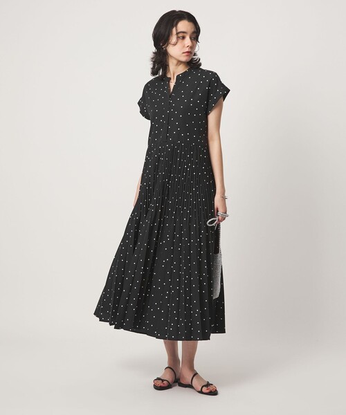 green label relaxing（グリーンレーベルリラクシング）の「【結論シリーズ】全方位映えプリーツワンピ ドット［size SHORT/TALLあり］（ワンピース・レディース・その他1・SHORT/FREE/TALL）」の10枚目の写真