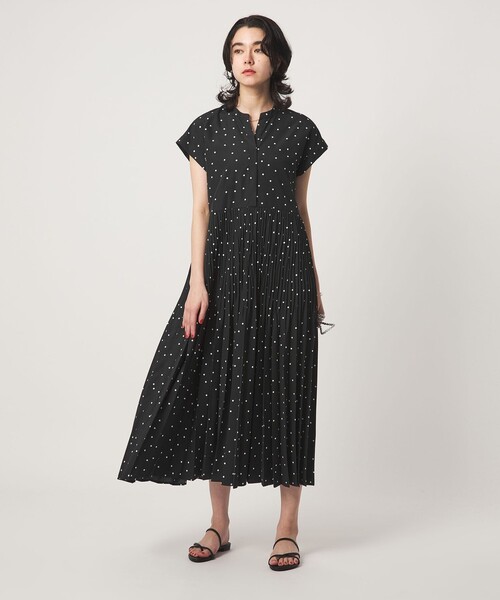 green label relaxing（グリーンレーベルリラクシング）の「【結論シリーズ】全方位映えプリーツワンピ ドット［size SHORT/TALLあり］（ワンピース・レディース・その他1・SHORT/FREE/TALL）」の11枚目の写真