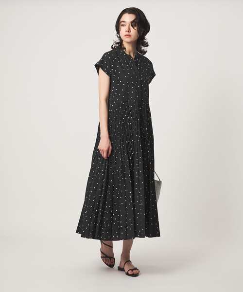 green label relaxing（グリーンレーベルリラクシング）の「【結論シリーズ】全方位映えプリーツワンピ ドット［size SHORT/TALLあり］（ワンピース・レディース・その他1・SHORT/FREE/TALL）」の13枚目の写真