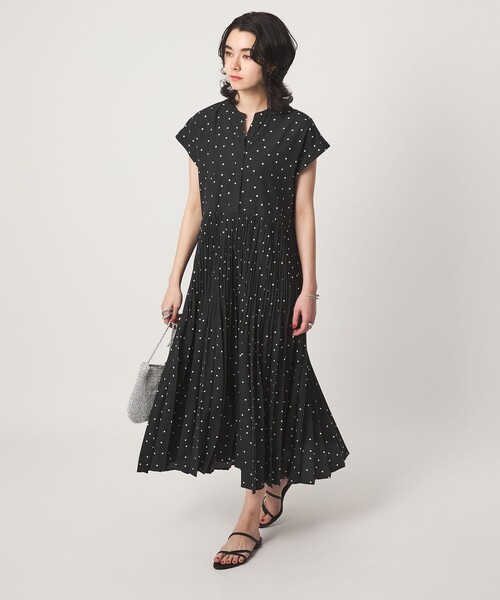 green label relaxing（グリーンレーベルリラクシング）の「【結論シリーズ】全方位映えプリーツワンピ ドット［size SHORT/TALLあり］（ワンピース・レディース・その他1・SHORT/FREE/TALL）」の19枚目の写真